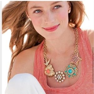 Stella & Dot Retired🌺🕊Birds of Paradise Necklace